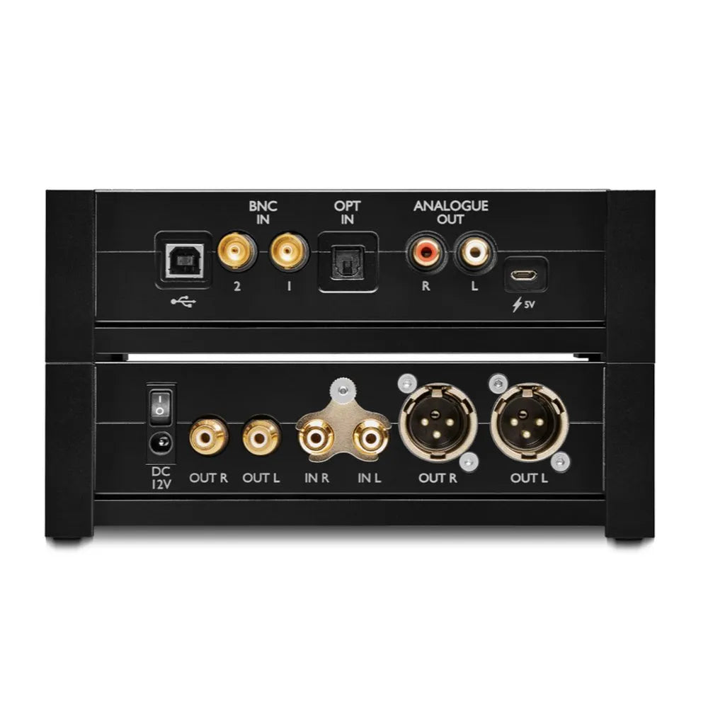 Chord Qutest System Stand — con due apparecchi, vista posteriore