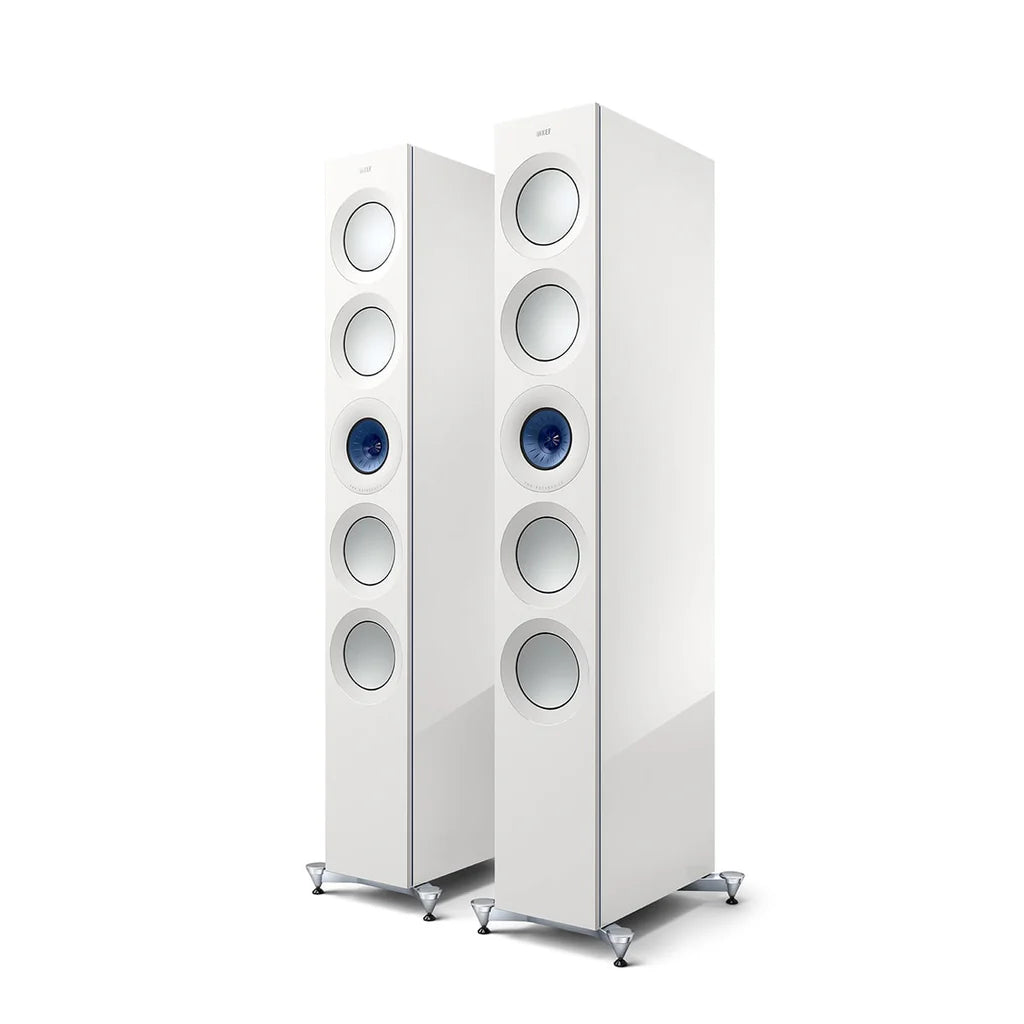 Kef Reference 5 — bianco/blu