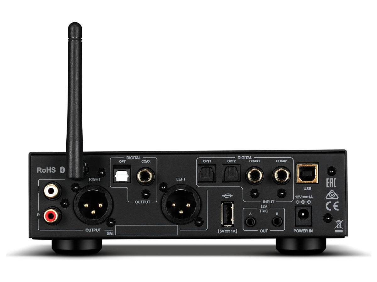 Audiolab D7 — Nero, pannello posteriore