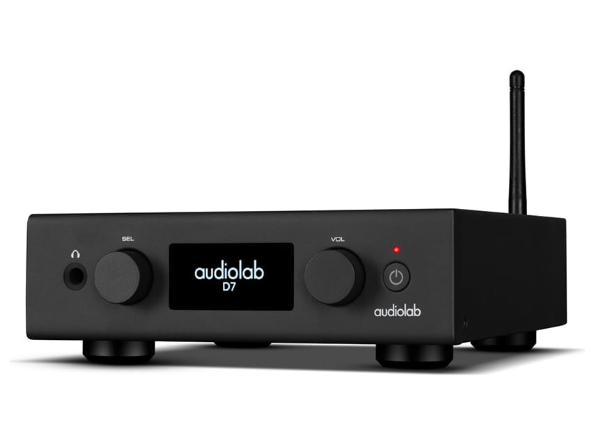 Audiolab D7 — Nero, vista di tre quarti