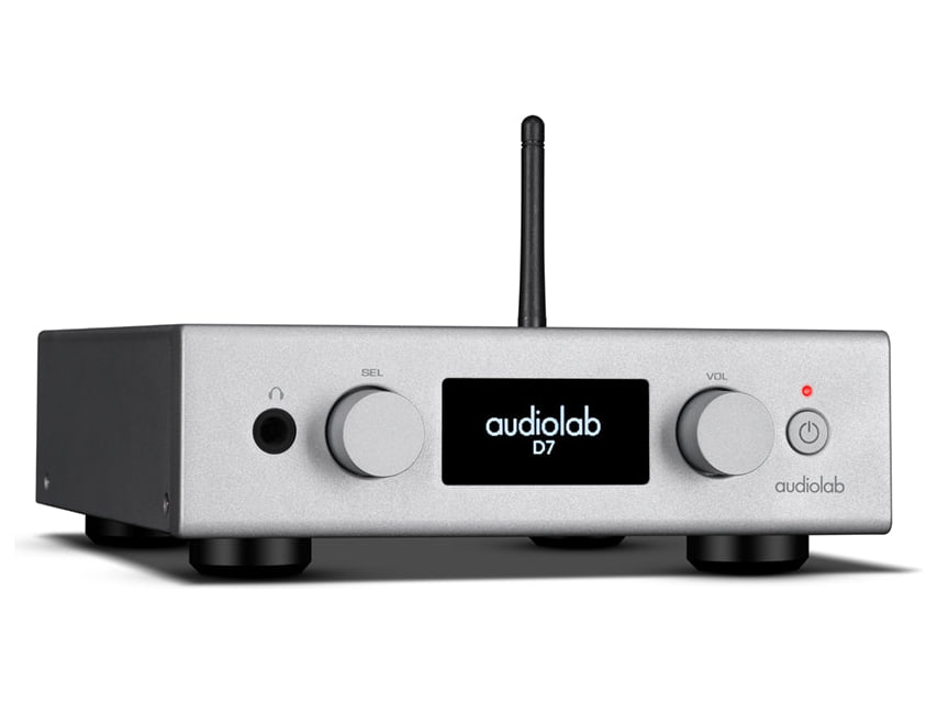 Audiolab D7 — Silver, vista di tre quarti