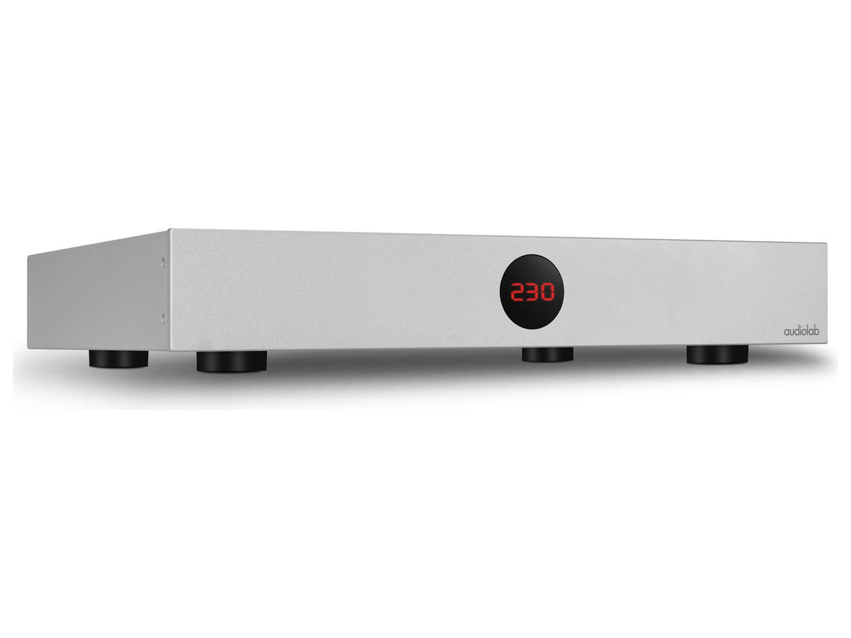 Audiolab DC Block 6, Silver, vista di tre quarti