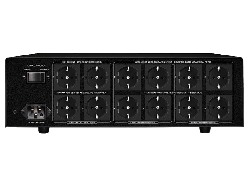 AudioQuest Niagara 7000, vista posteriore