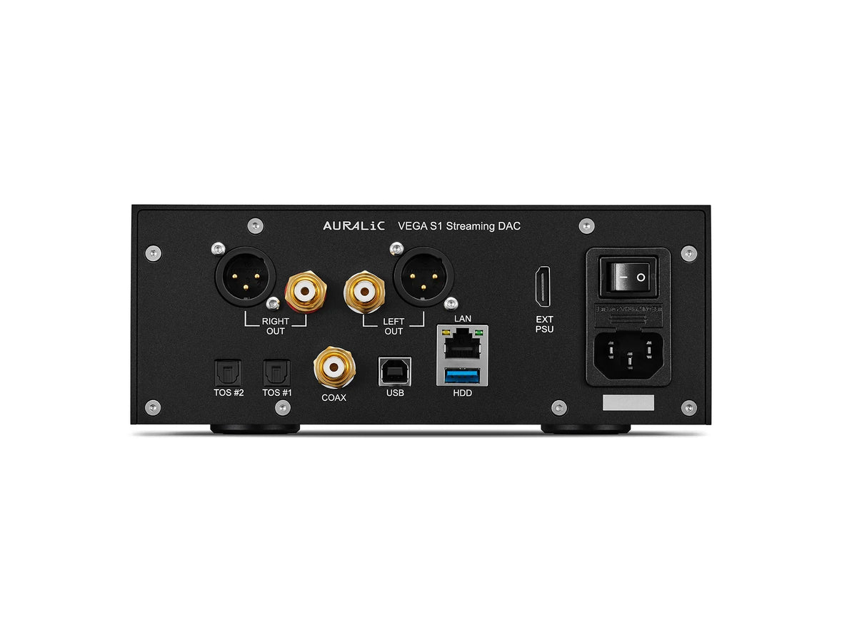 Auralic Vega S1, vista posteriore