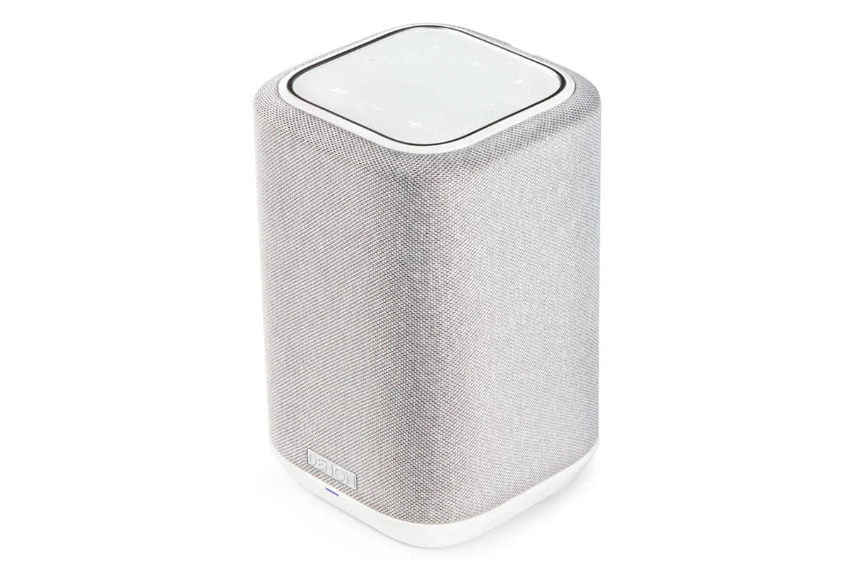 Denon Home 150, bianca, vista laterale