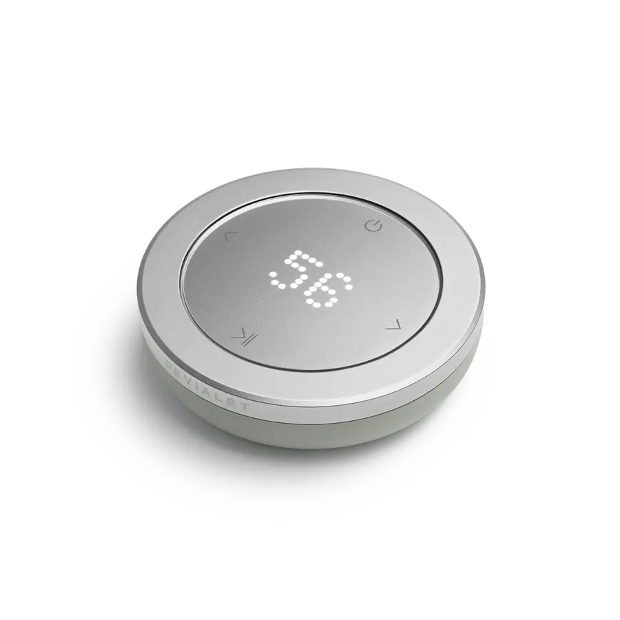 Devialet Remote, Perla chiara, vista frontale