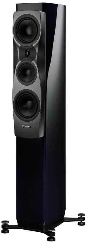Dynaudio Confidence 30, finitura Midnight High Gloss, vista di tre quarti