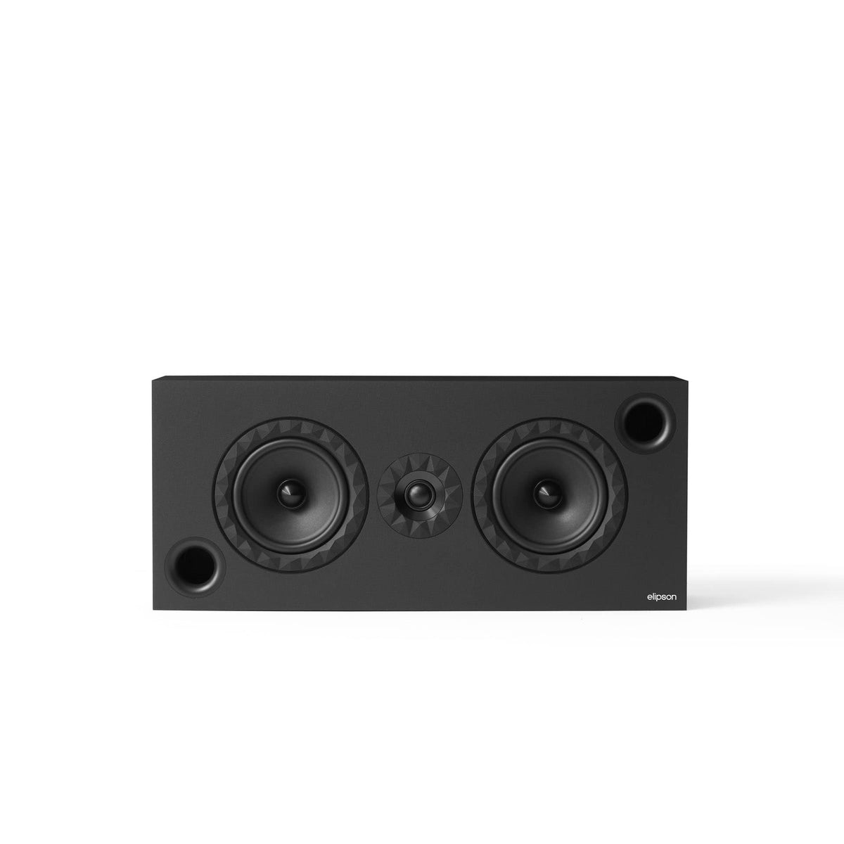 Elipson Prestige Facet II 14LCR, finitura nera, vista frontale senza griglia