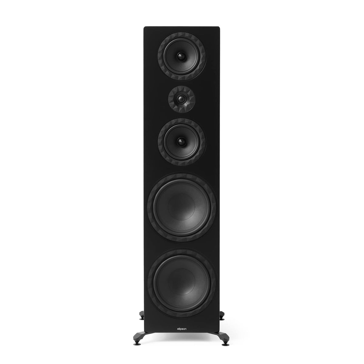 Elipson Prestige Facet II 34F, finitura nera, vista frontale senza griglia
