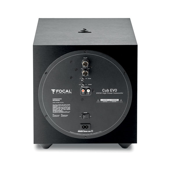 Focal Cub Evo, vista posteriore