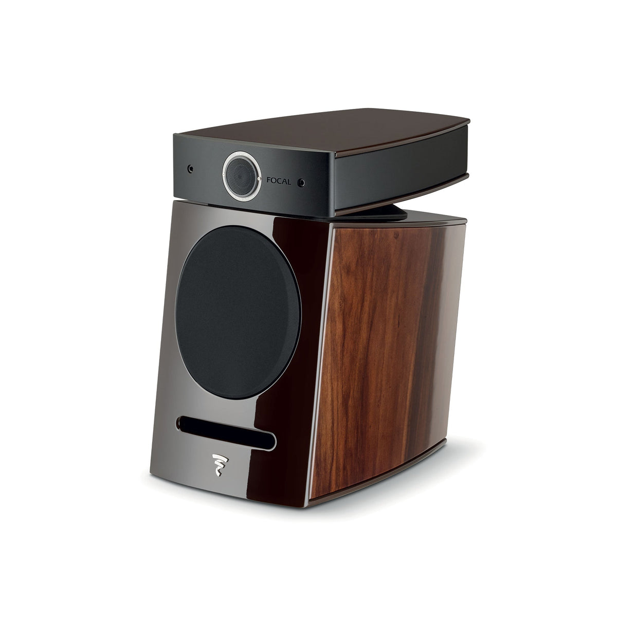 Focal Diablo Utopia Colour Evo - Finitura Speciale, Vista laterale Finitura Noce scuro
