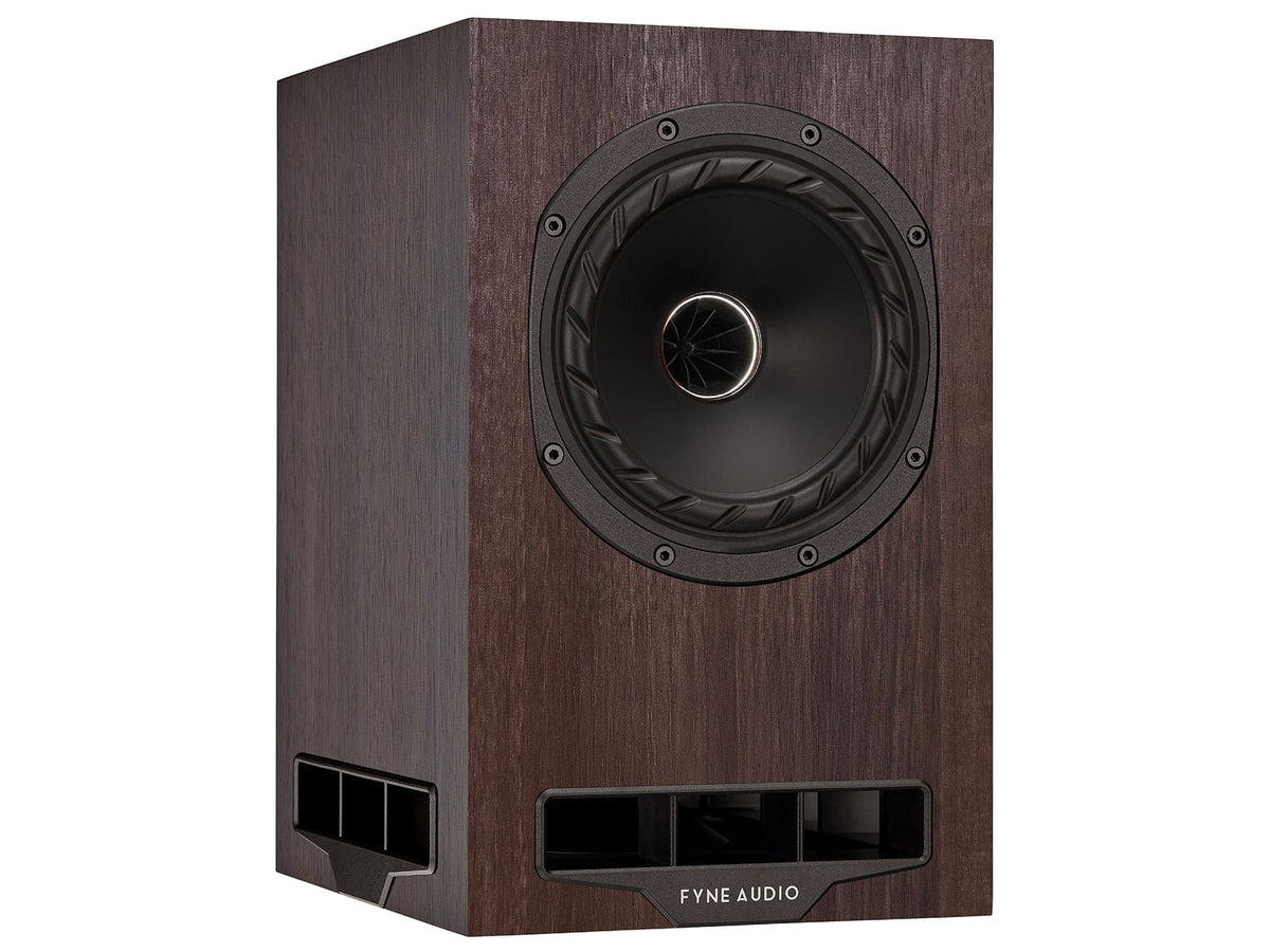 Fyne Audio F5E — Vista frontale 2 Finitura Noce