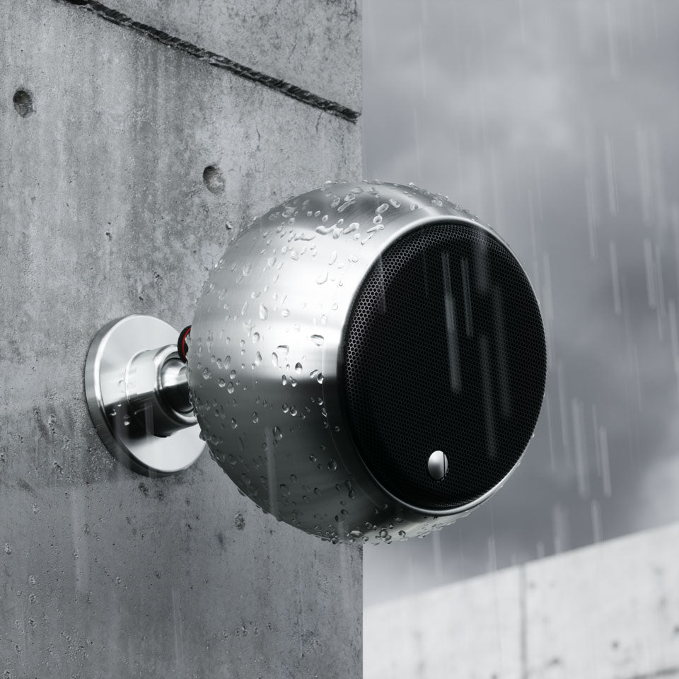Gallo Acoustics Micro Habitat, Foto ambientata Finitura Inox