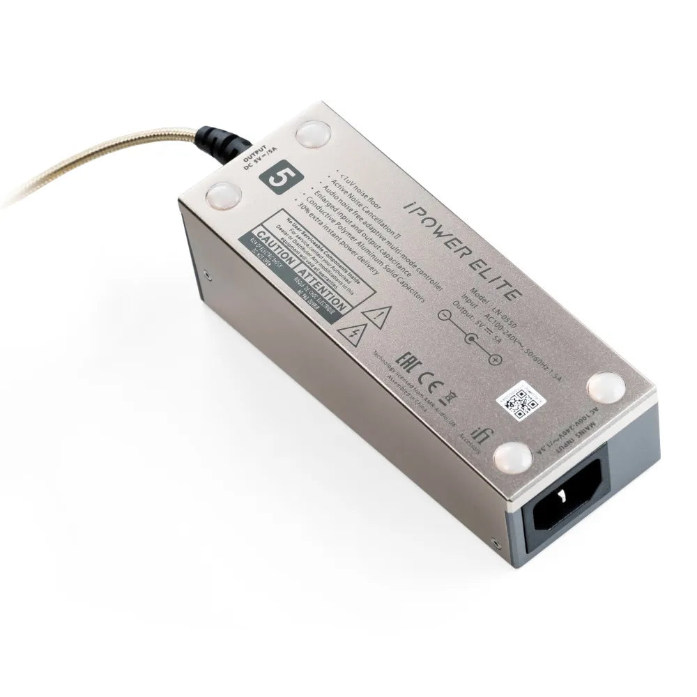 iFi Audio iPower Elite, vista posteriore