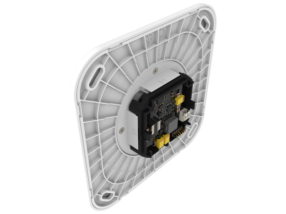 IPORT CONNECT PRO WallStation, Bianco, vista posteriore di tre quarti