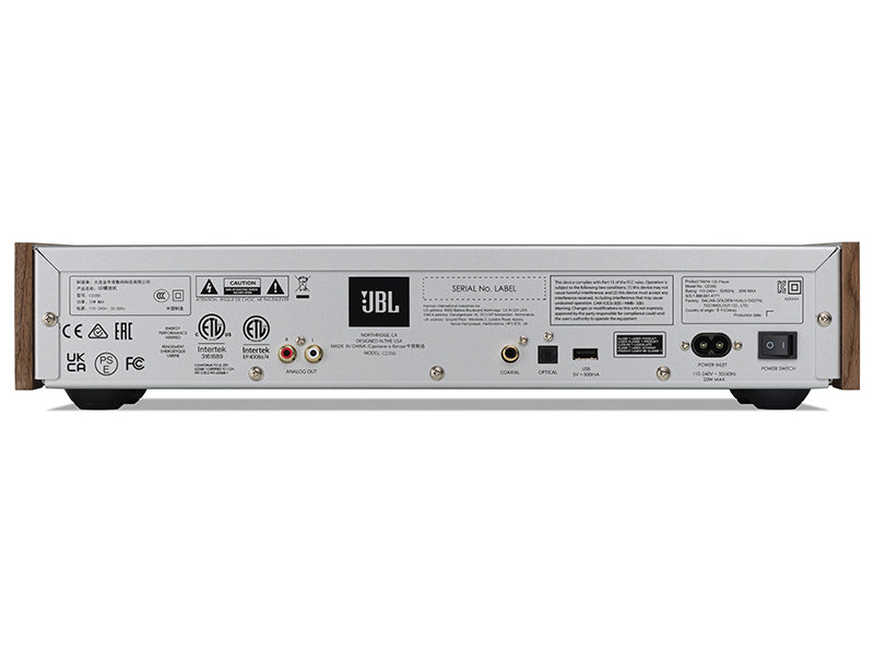JBL CD350, vista posteriore