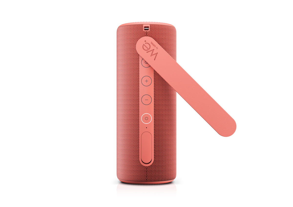 Loewe We. HEAR 2, Vista frontale 2 Finitura Coral Red