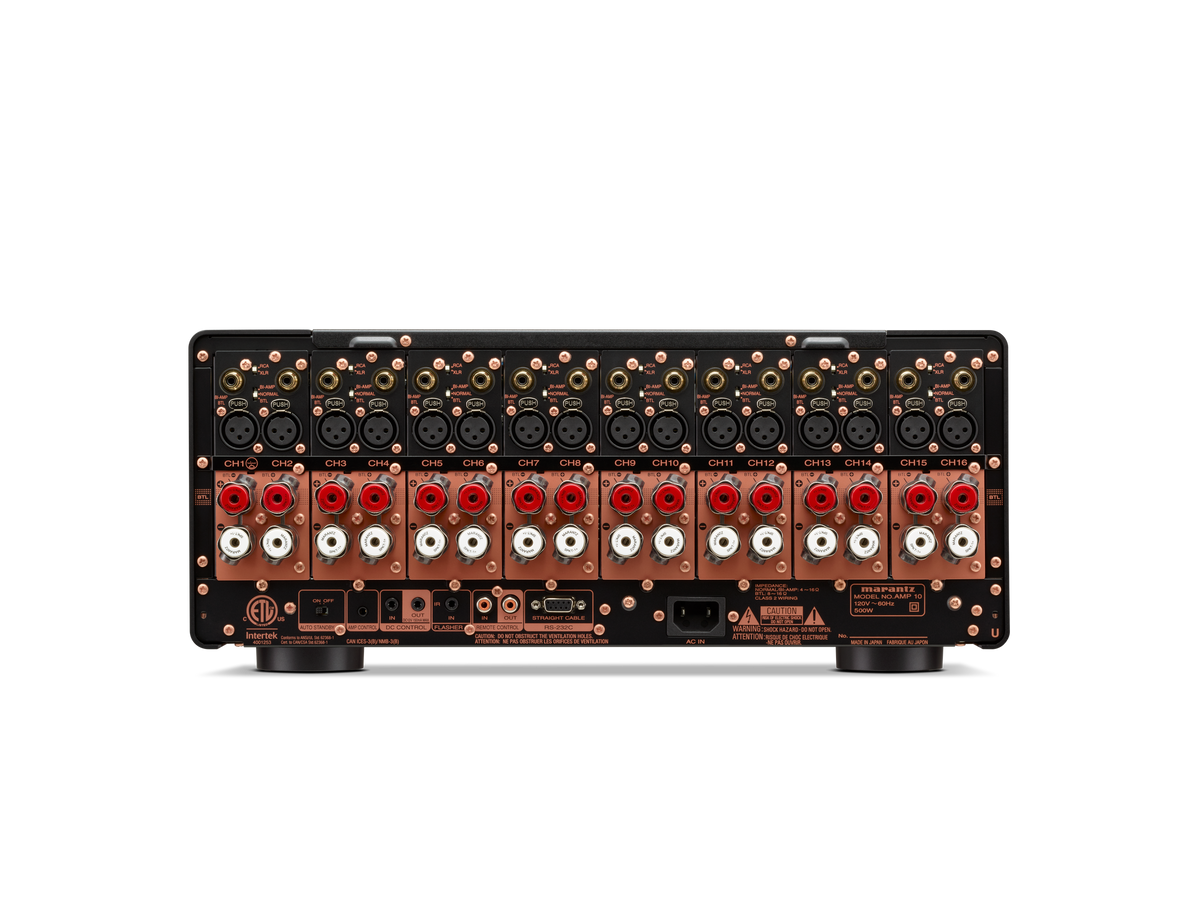 Marantz AMP 10 — Vista posteriore