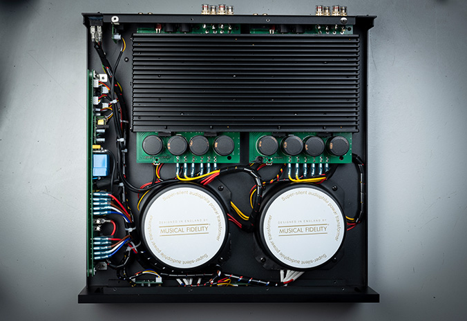 Musical Fidelity M6x 250.4/2, dettaglio