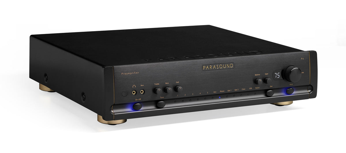 Parasound P6, vista frontale