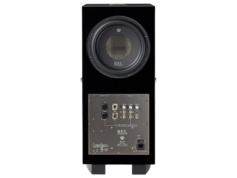 REL 212 Black Label, vista posteriore