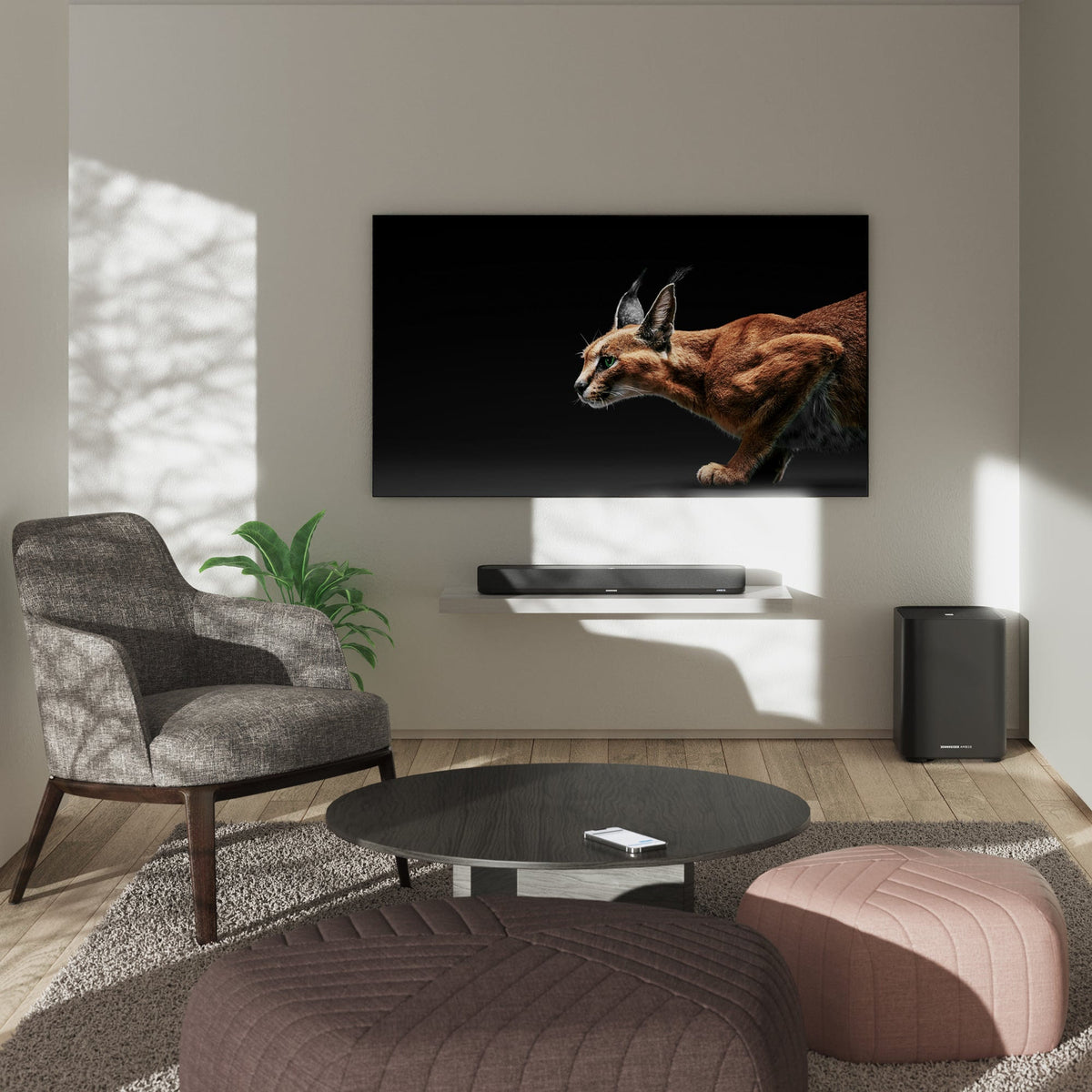 Sennheiser AMBEO Soundbar Mini, foto ambientata