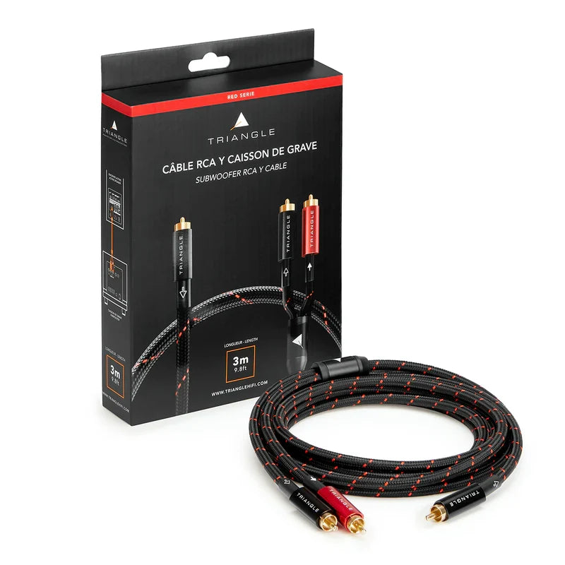 Triangle RED CABLE SUBWOOFER — 3 m