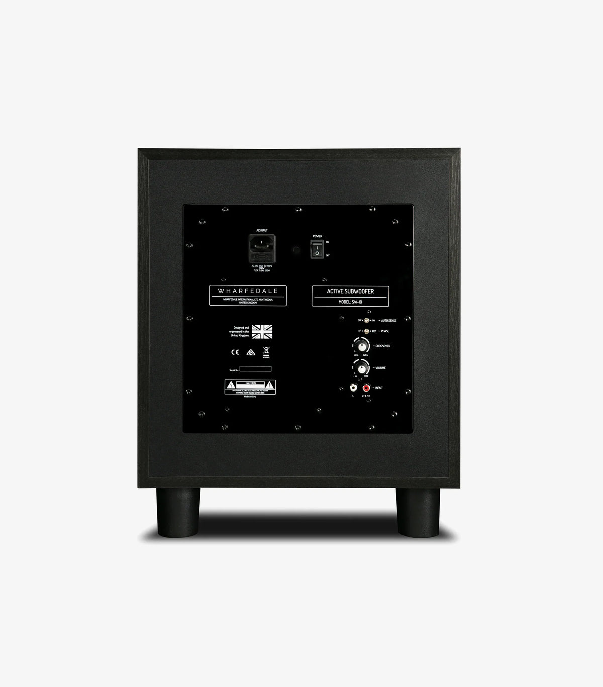 Wharfedale SW-10 — Vista posteriore