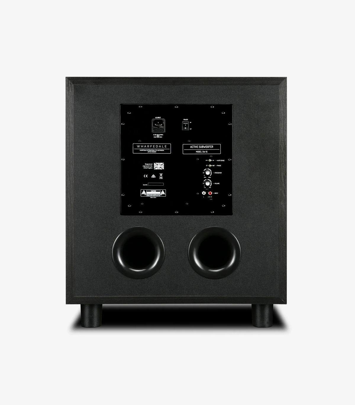 Wharfedale SW-15 — Vista posteriore