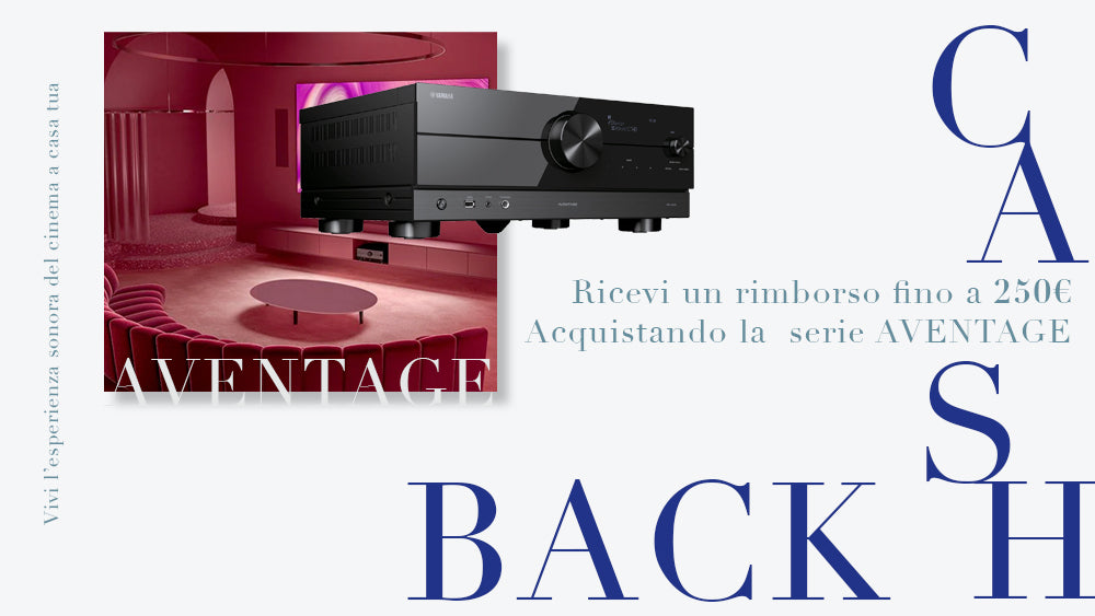 Cashback che Fa Rumore | Scopri l'Audio Video Yamaha!