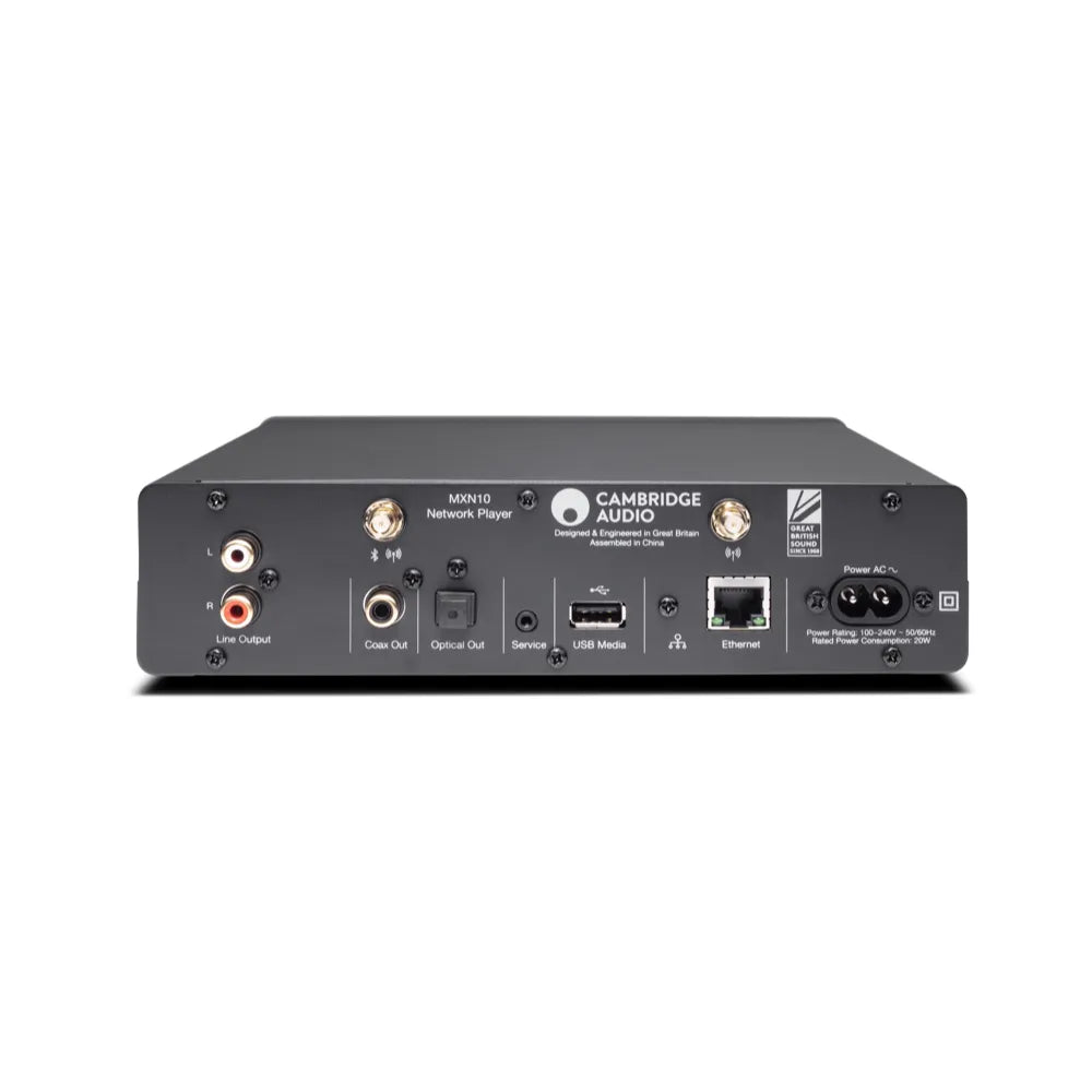 Cambridge Audio MXN10 — retro con uscite RCA, digitali, USB ed Ethernet