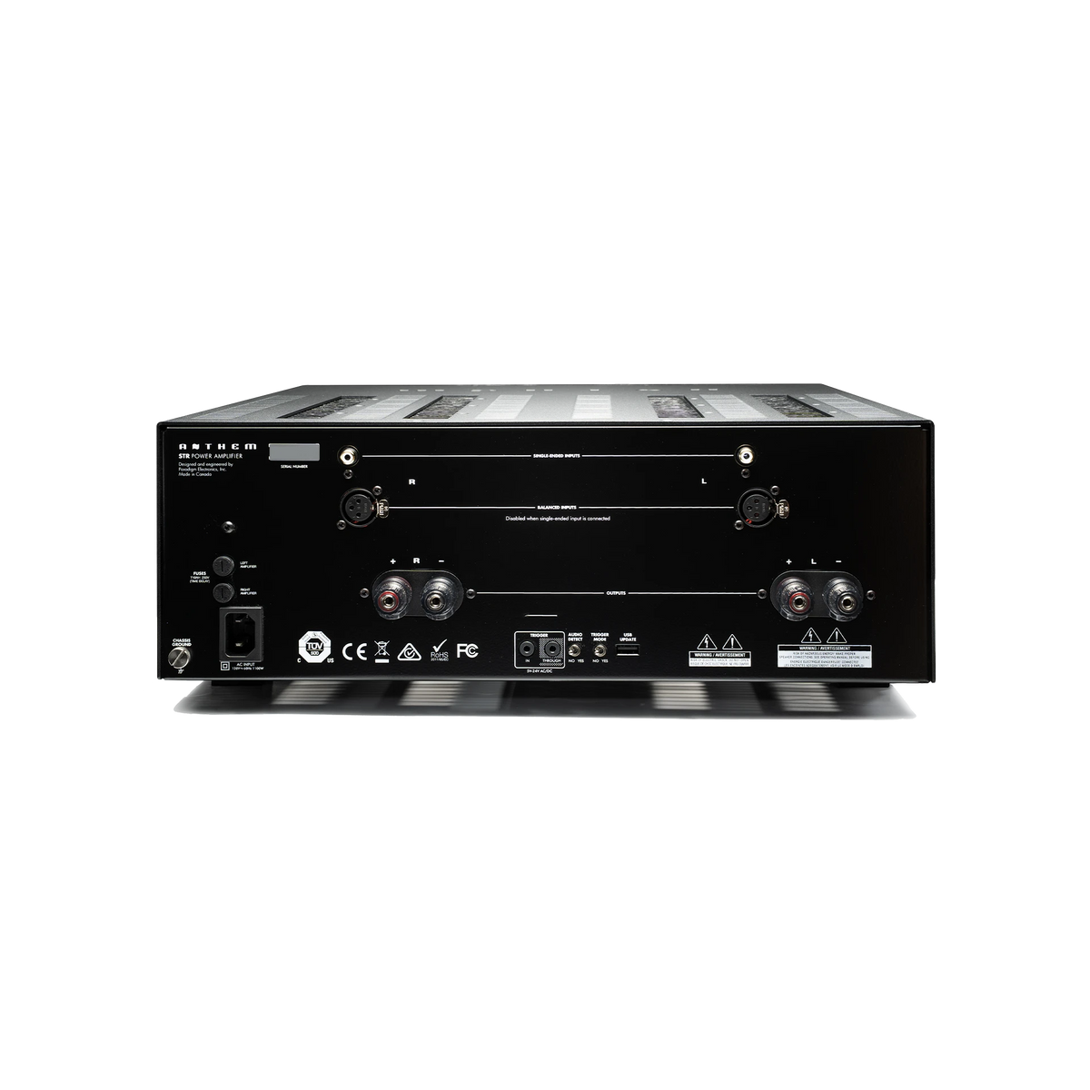 Anthem STR Power Amplifier — Vista posteriore