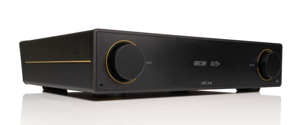 Arcam A15+ — Vista laterale
