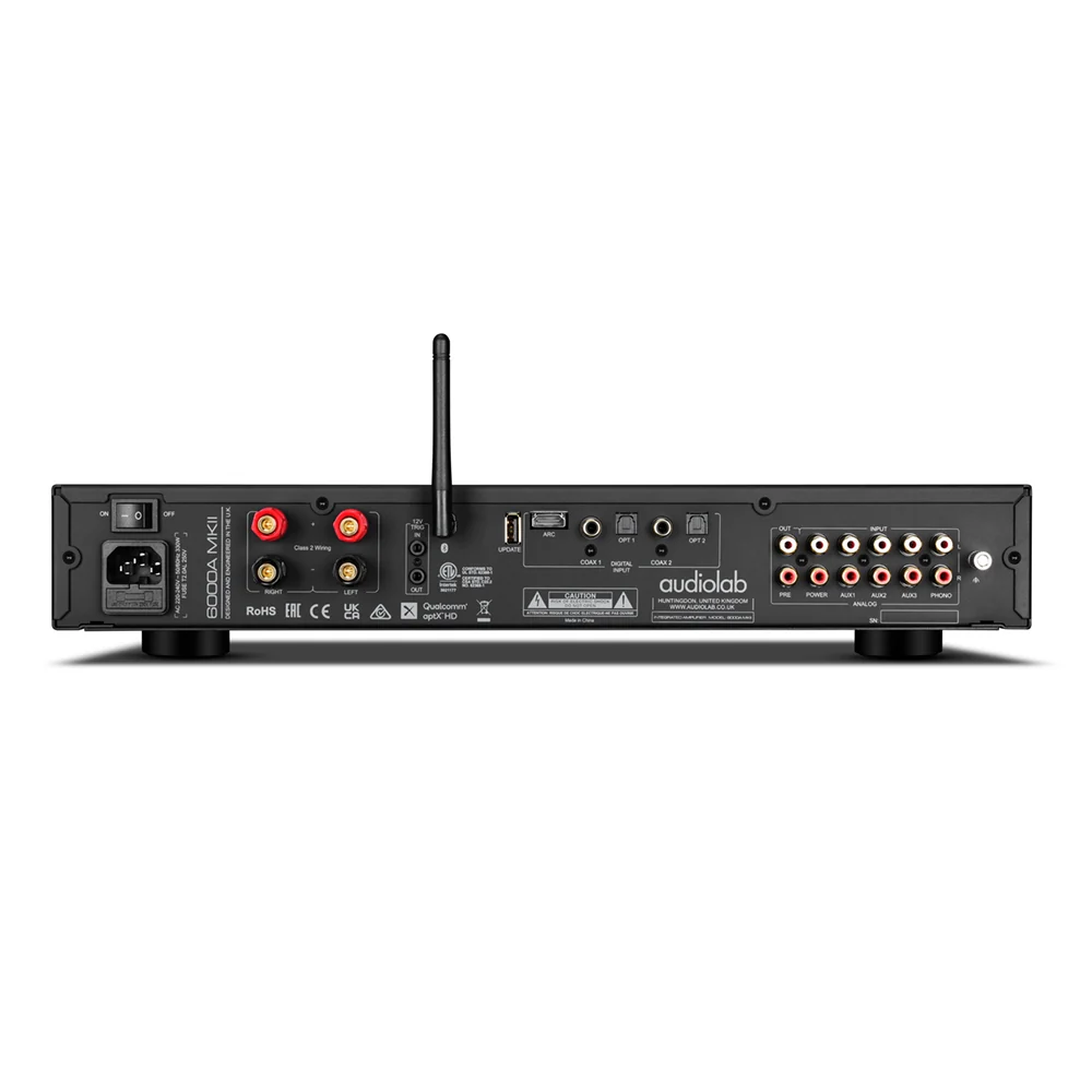 Audiolab 6000A MKII — Vista posteriore