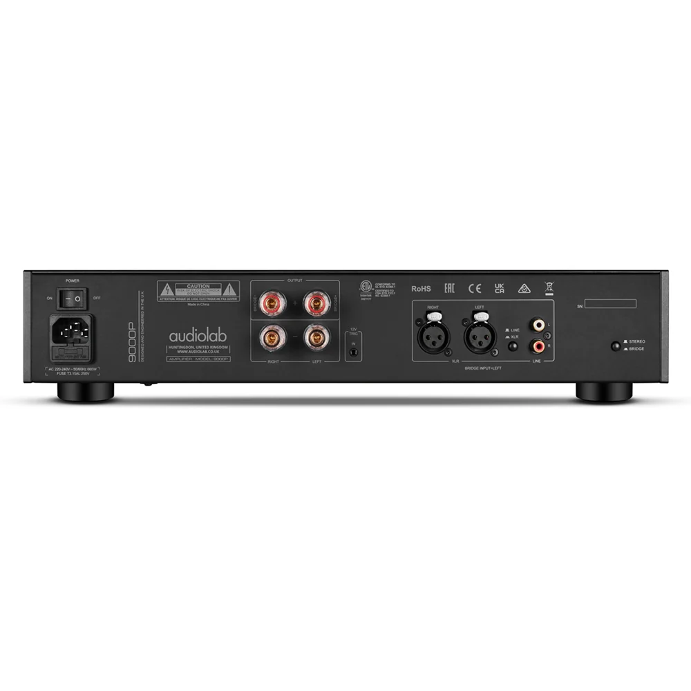 Audiolab 9000P — Vista posteriore