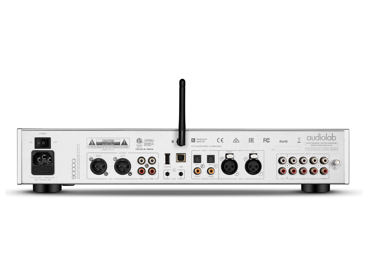Audiolab 9000Q, Silver, pannello posteriore