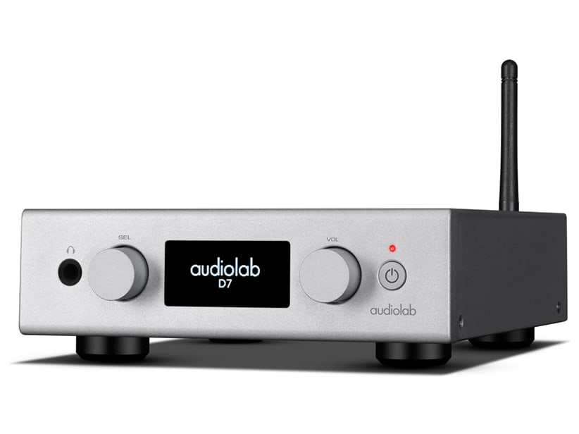 Audiolab D7 — Silver, vista di tre quarti