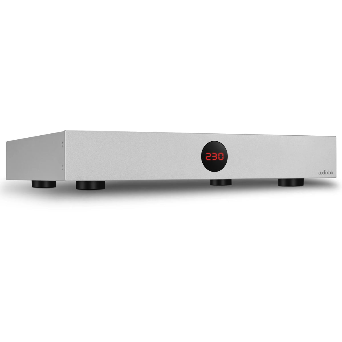 Audiolab DC Block6 — vista laterale finitura silver