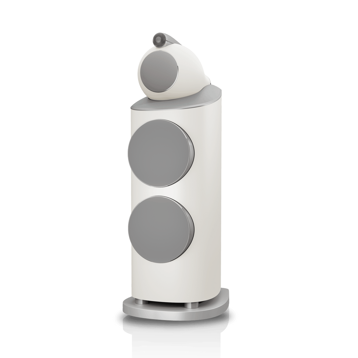 B&W 801 D5, Warm White, con griglia