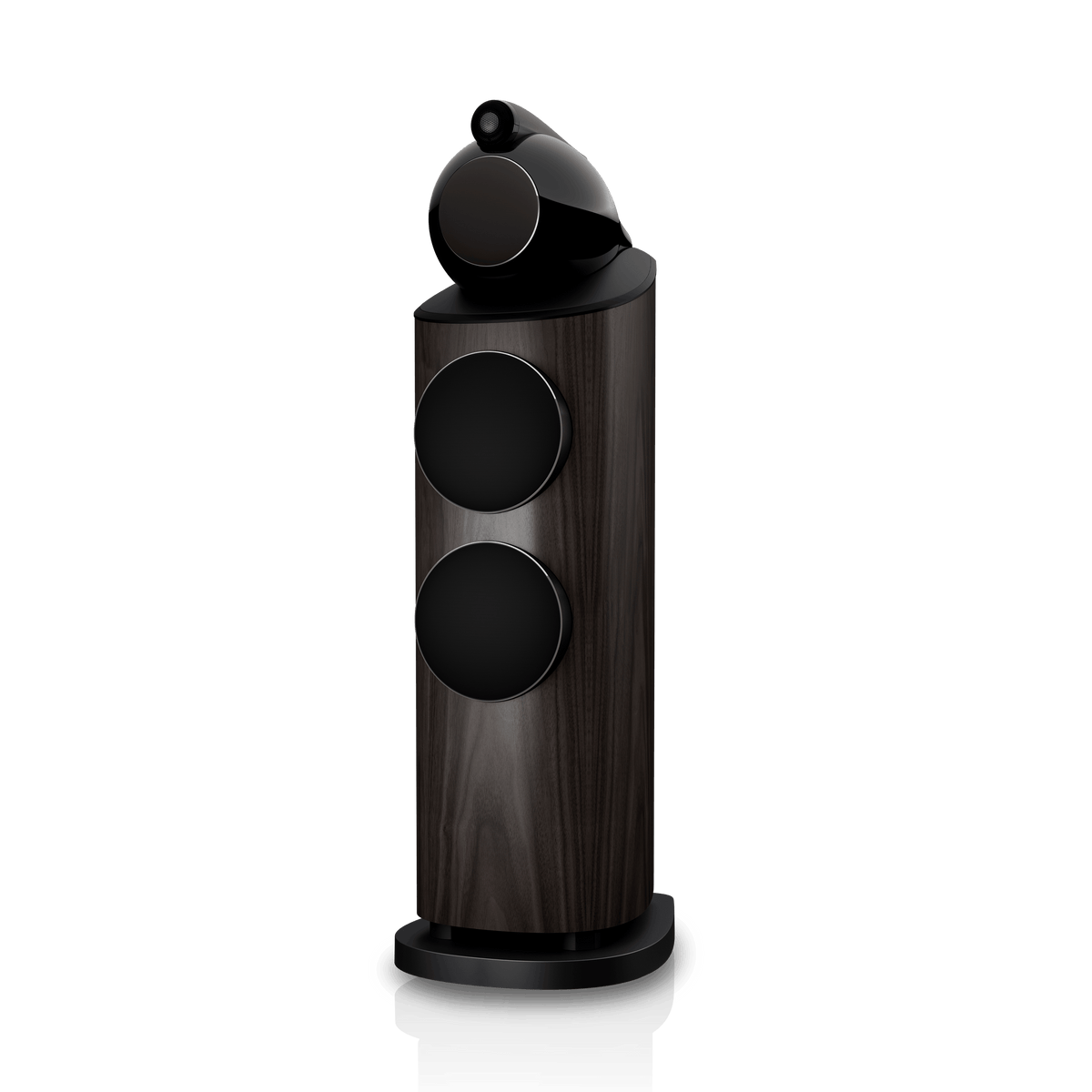 B&W 803 D5, Dark Walnut, con griglia