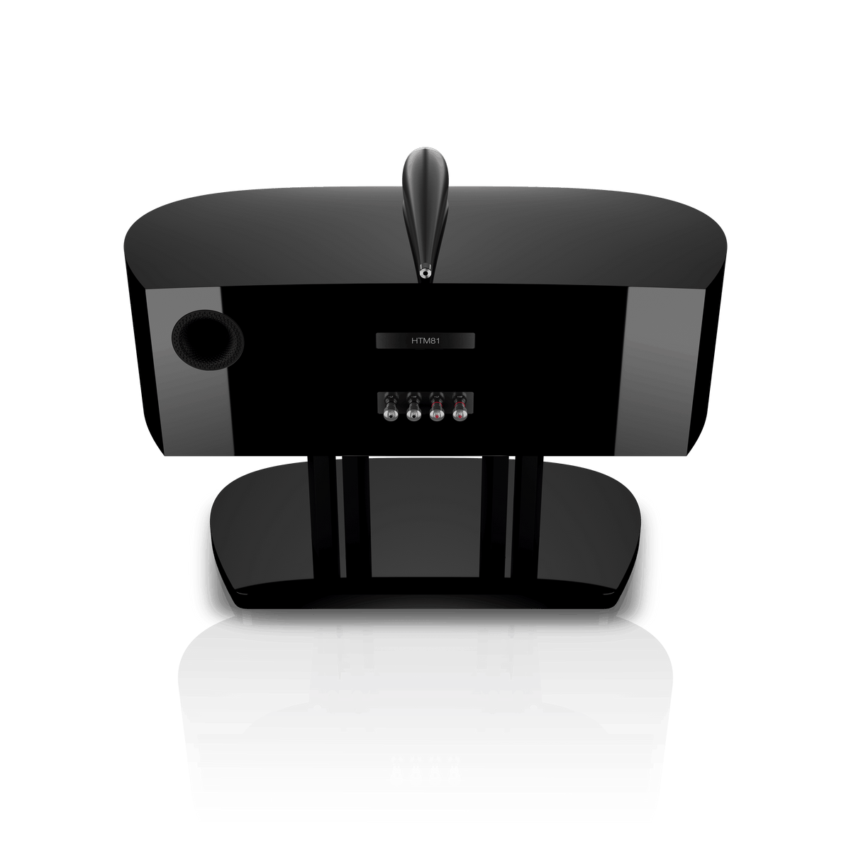 B&W HTM81 D5, Stealth Black, vista posteriore