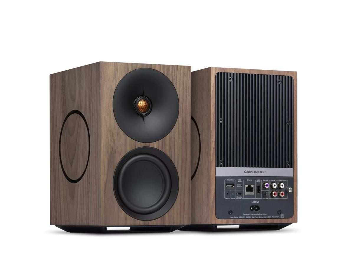 Cambridge Audio L/R Medium — Noce, fronte e retro