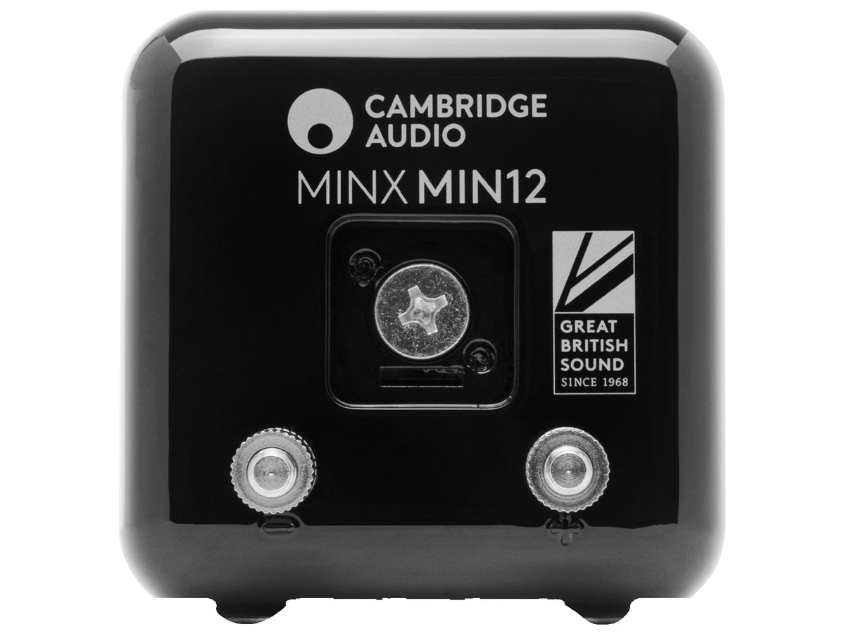 Cambridge Audio Minx Min 12 — Nero, retro con i morsetti
