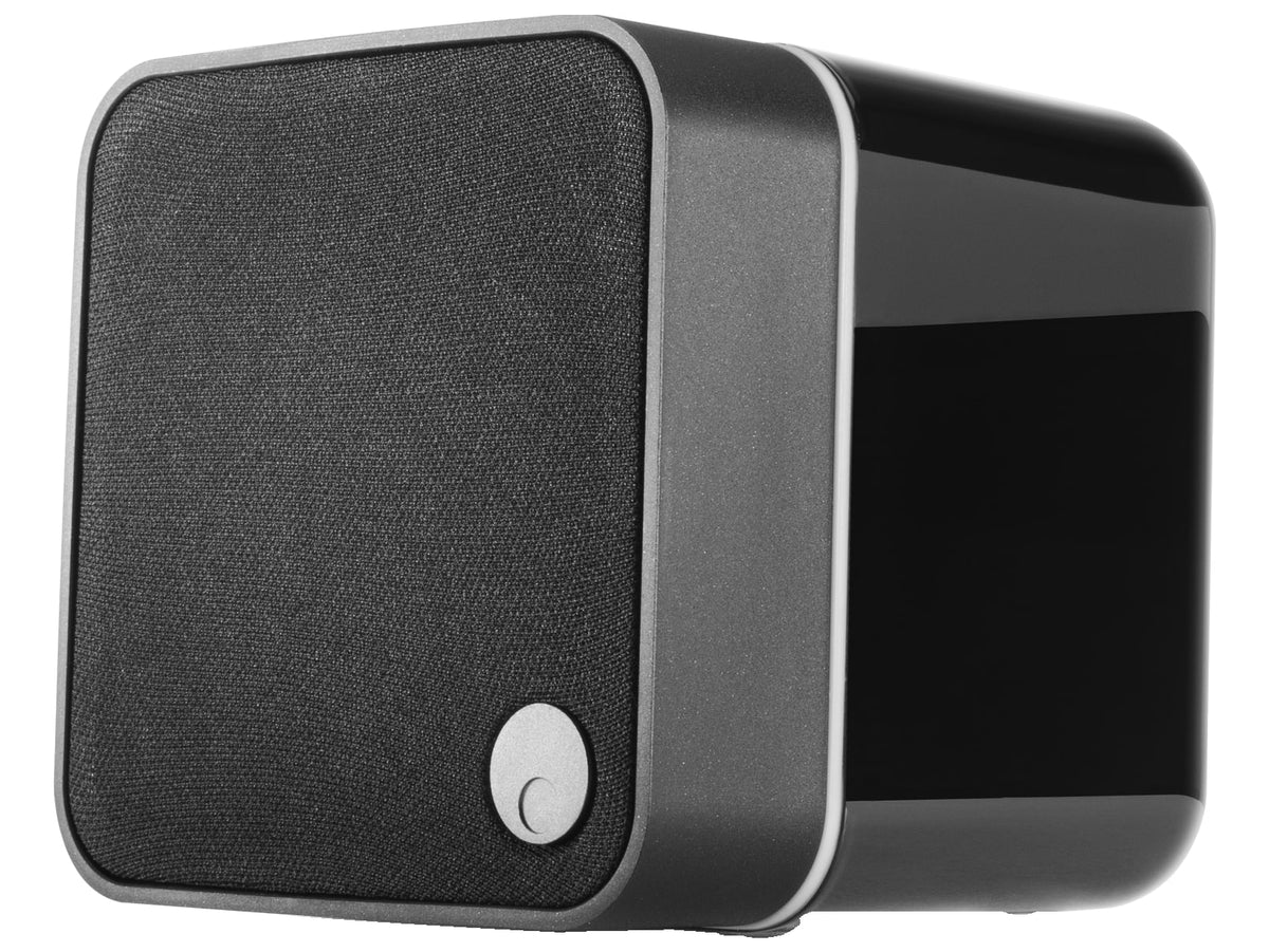 Cambridge Audio Minx Min 12 — Nero, vista di 3/4