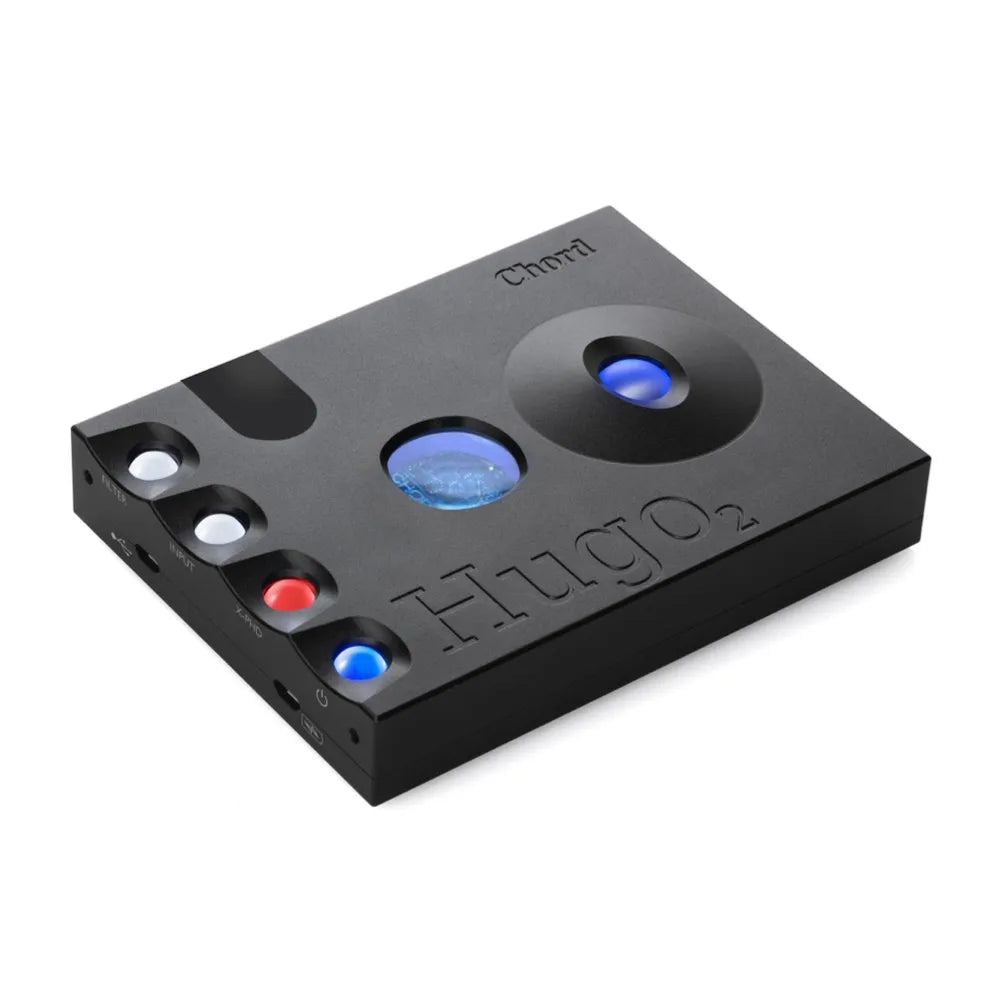 Chord Hugo 2 — nero, vista di tre quarti dall'alto