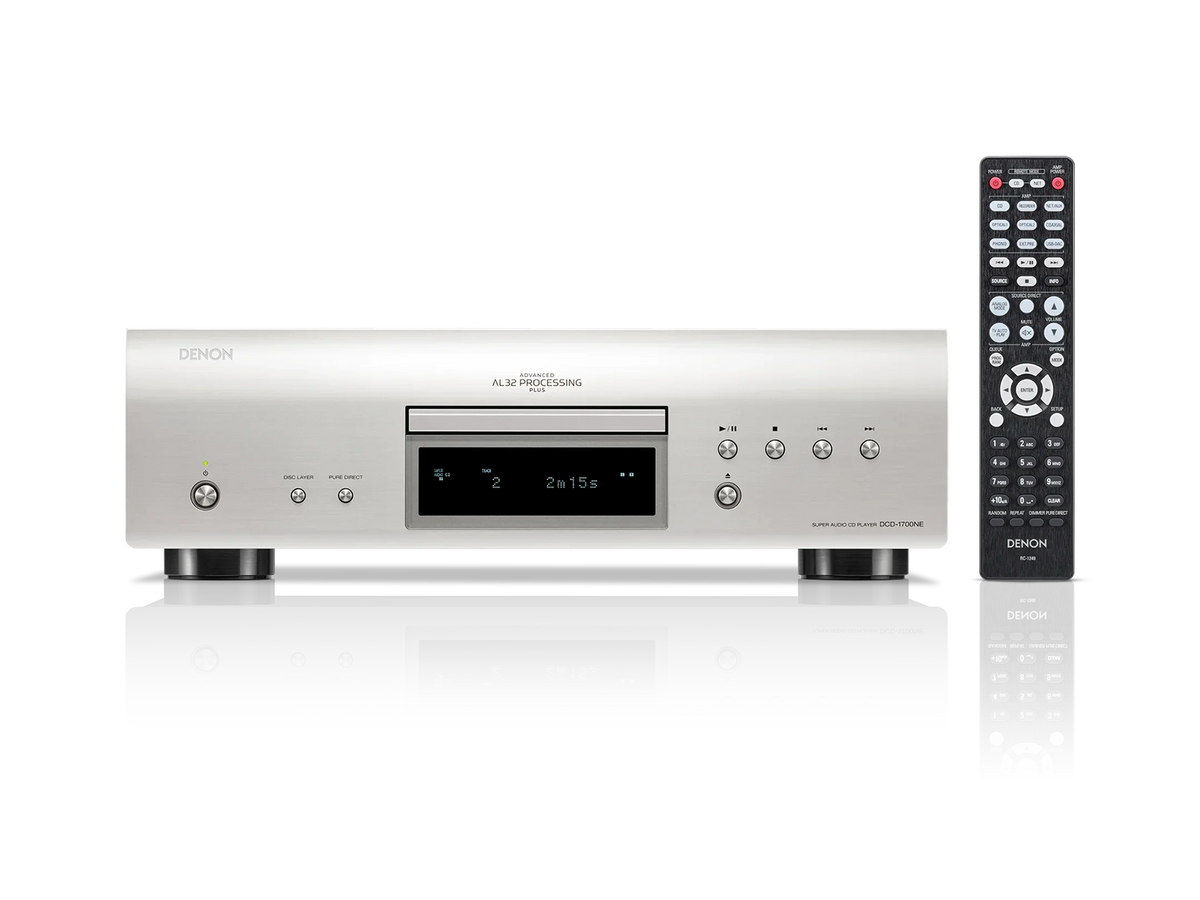 Denon DCD-1700NE, Silver, dettaglio