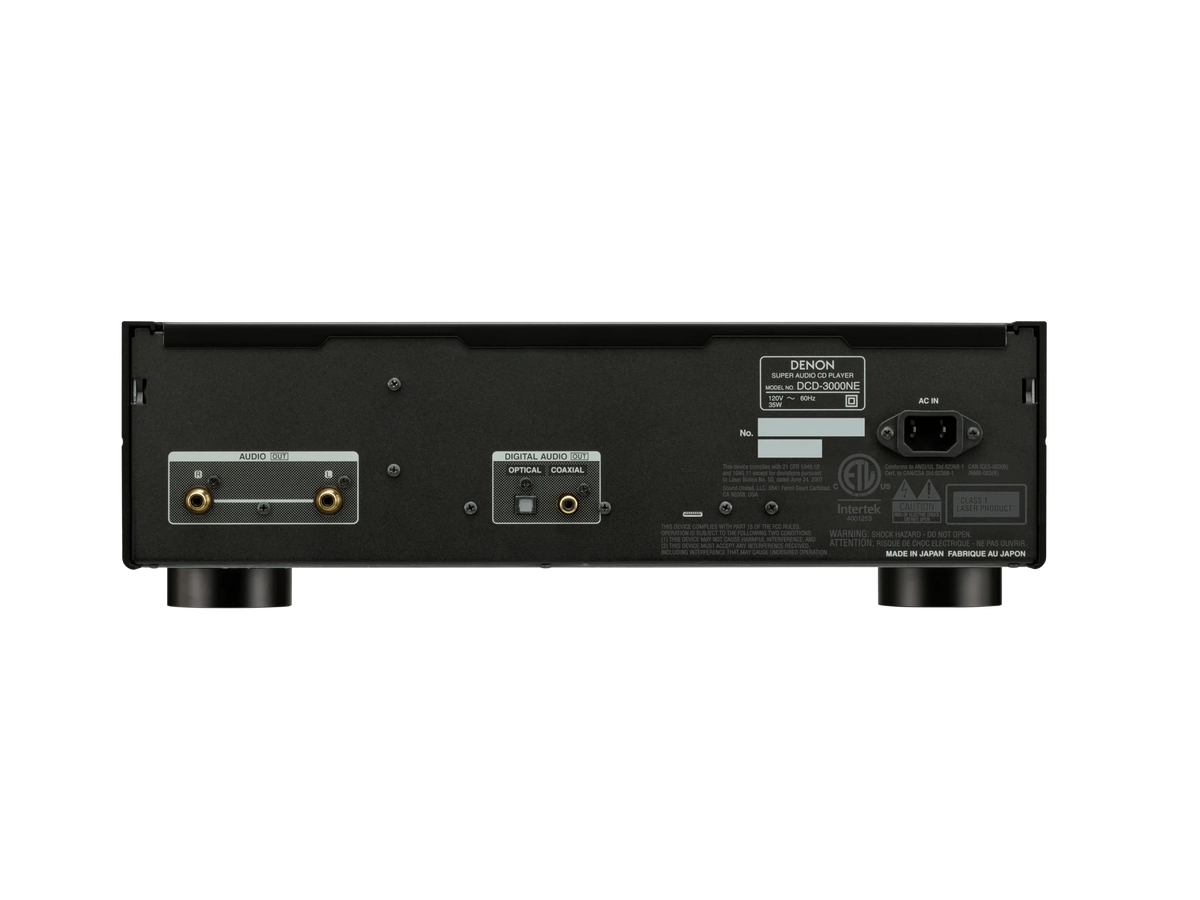 Denon DCD-3000NE — Vista posteriore