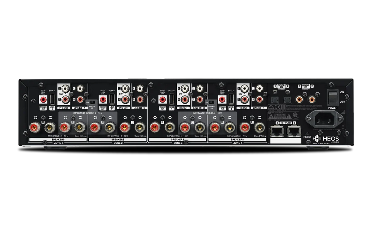 Denon HEOS Drive HS2 — Vista posteriore