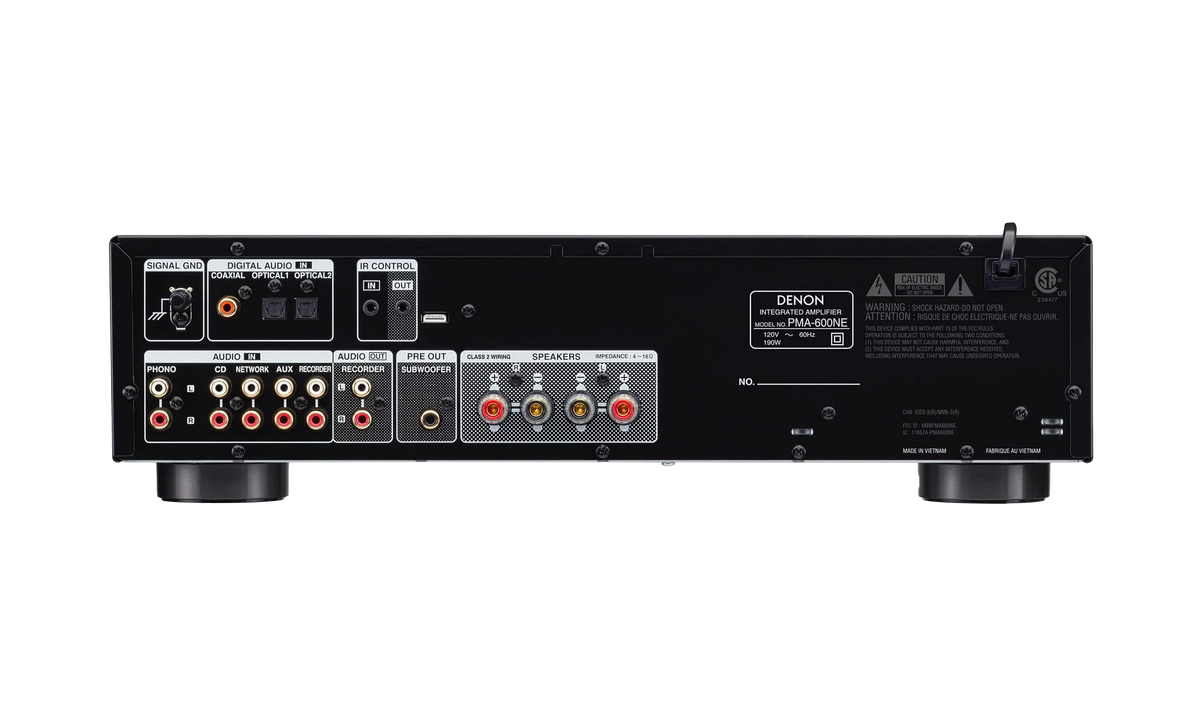 Denon PMA-600NE — Vista frontale 2