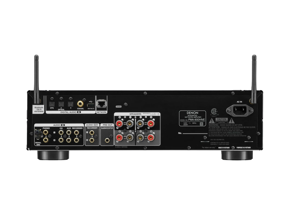 Denon PMA-900HNE — Vista posteriore